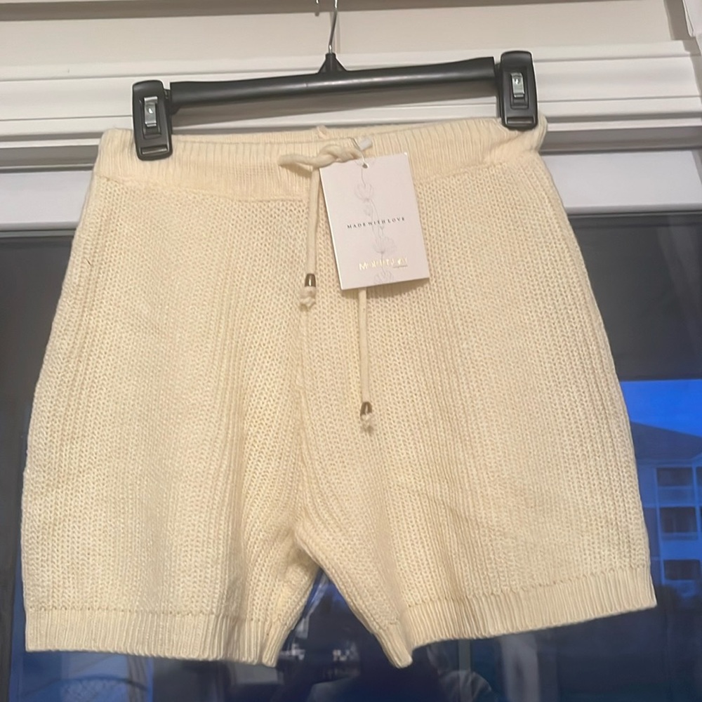 Made with Love sweater knit shorts